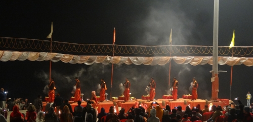 Morning Aarti Ceremony at Assi Ghat