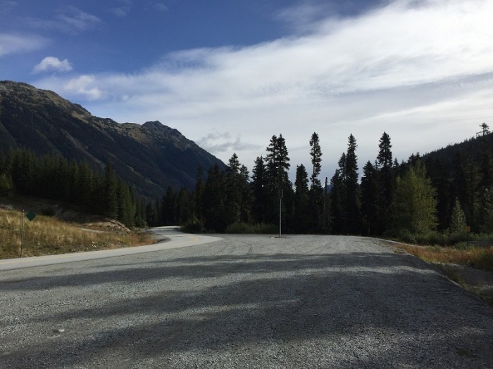 On the road from Whistler to Jasper
