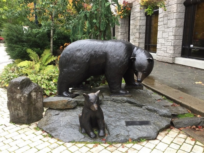 Bear Statue in Whistler Village